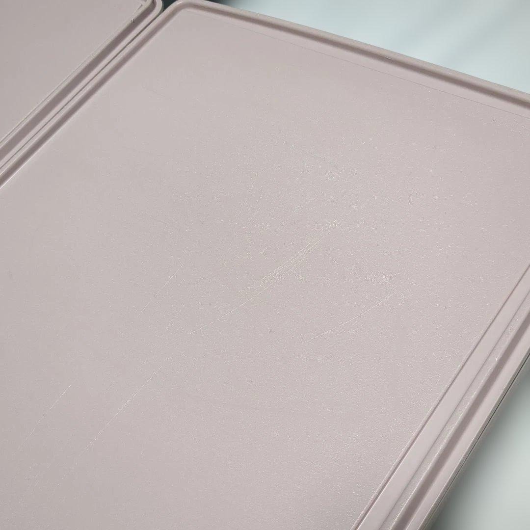 タッパーウェア　ピンク　ロングスーパーケース　2個