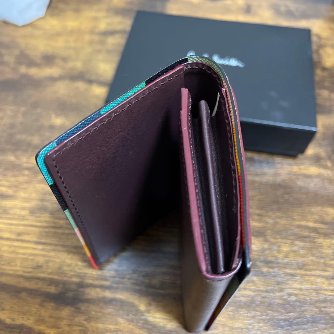 【新品未使用⠀】Paul Smith 名刺入れ ブラウン レザー 箱付き