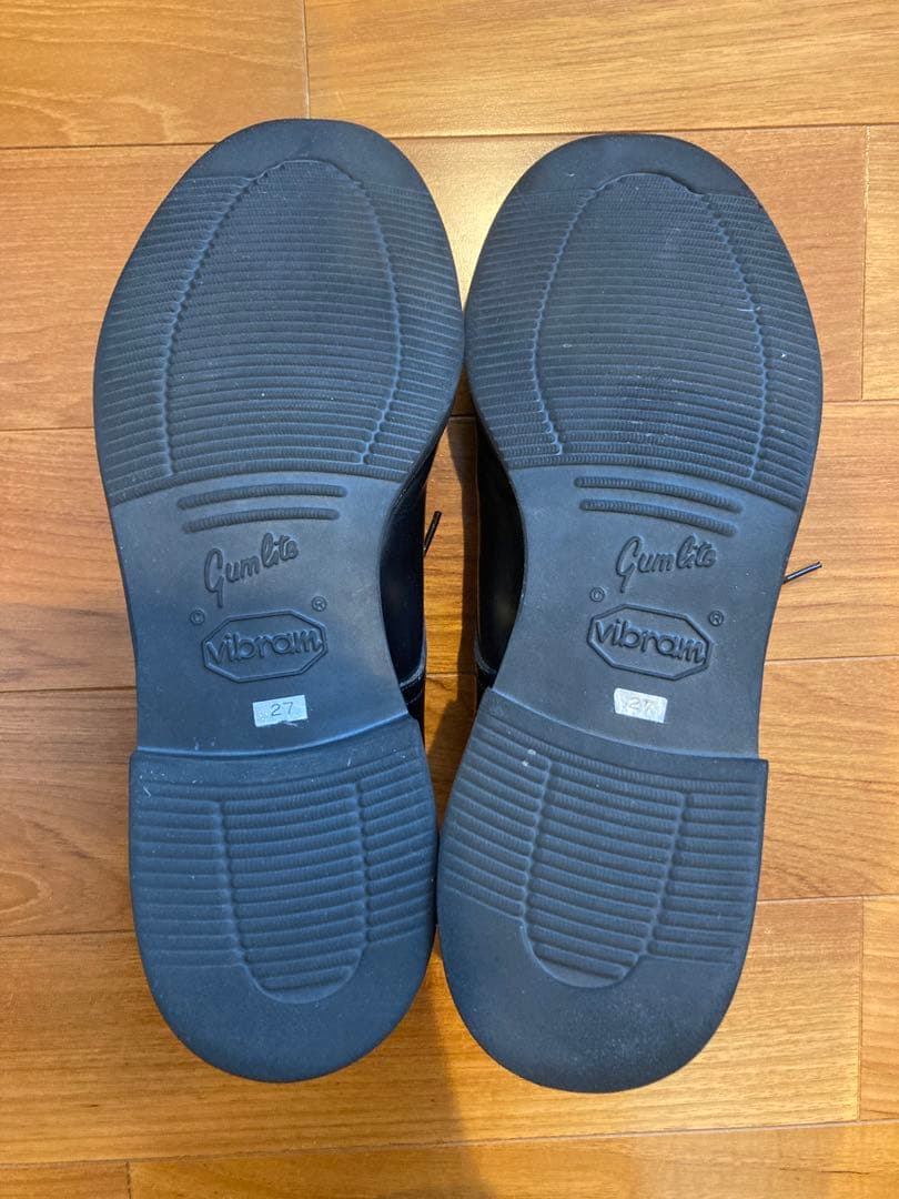 コムデギャルソン オム×NPS 革靴　美品　27cm 28cm 黒