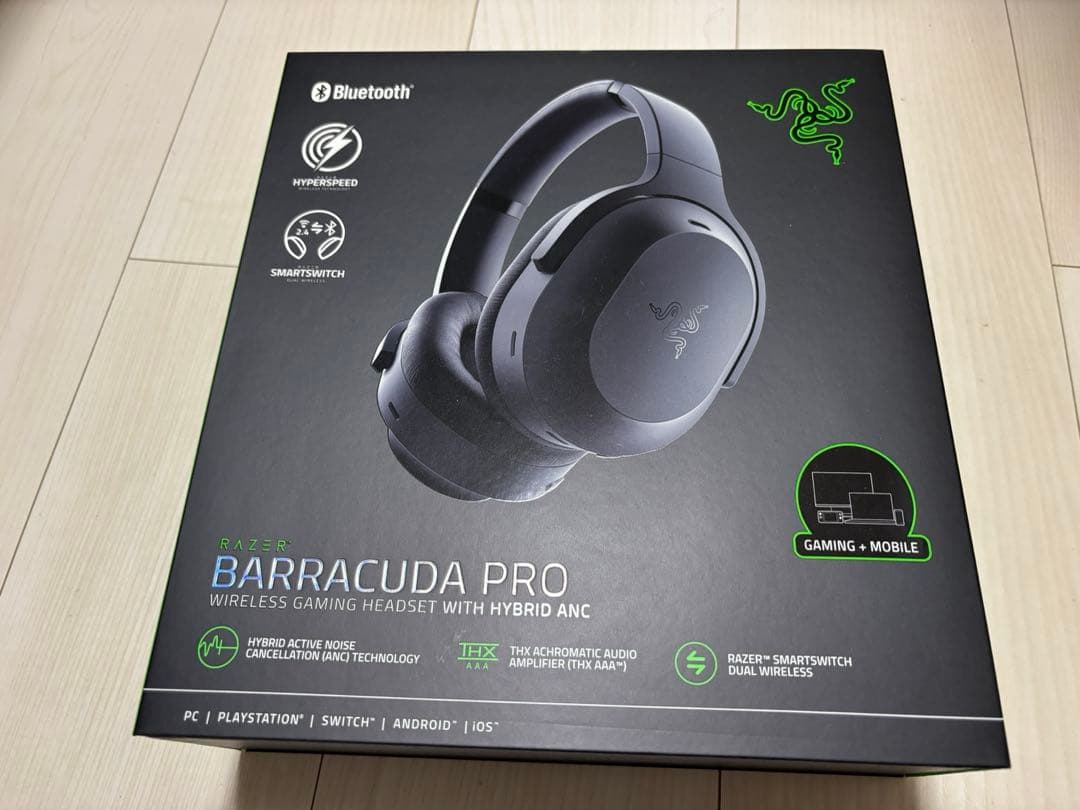 美品　razer barracuda pro レイザー　バラクーダ　プロ