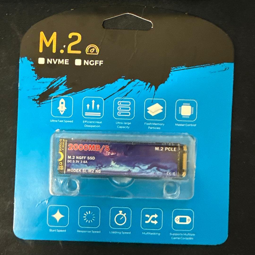 内蔵型SSD M.2 NGFF SSD 2000MB/s 1TB