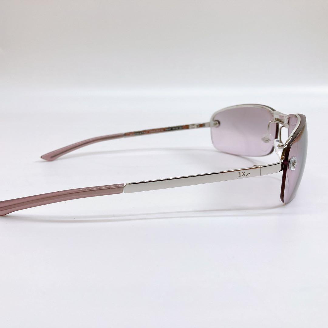 ✨美品✨Dior ディオール リムレス　サングラス　グラデーションピンク 星