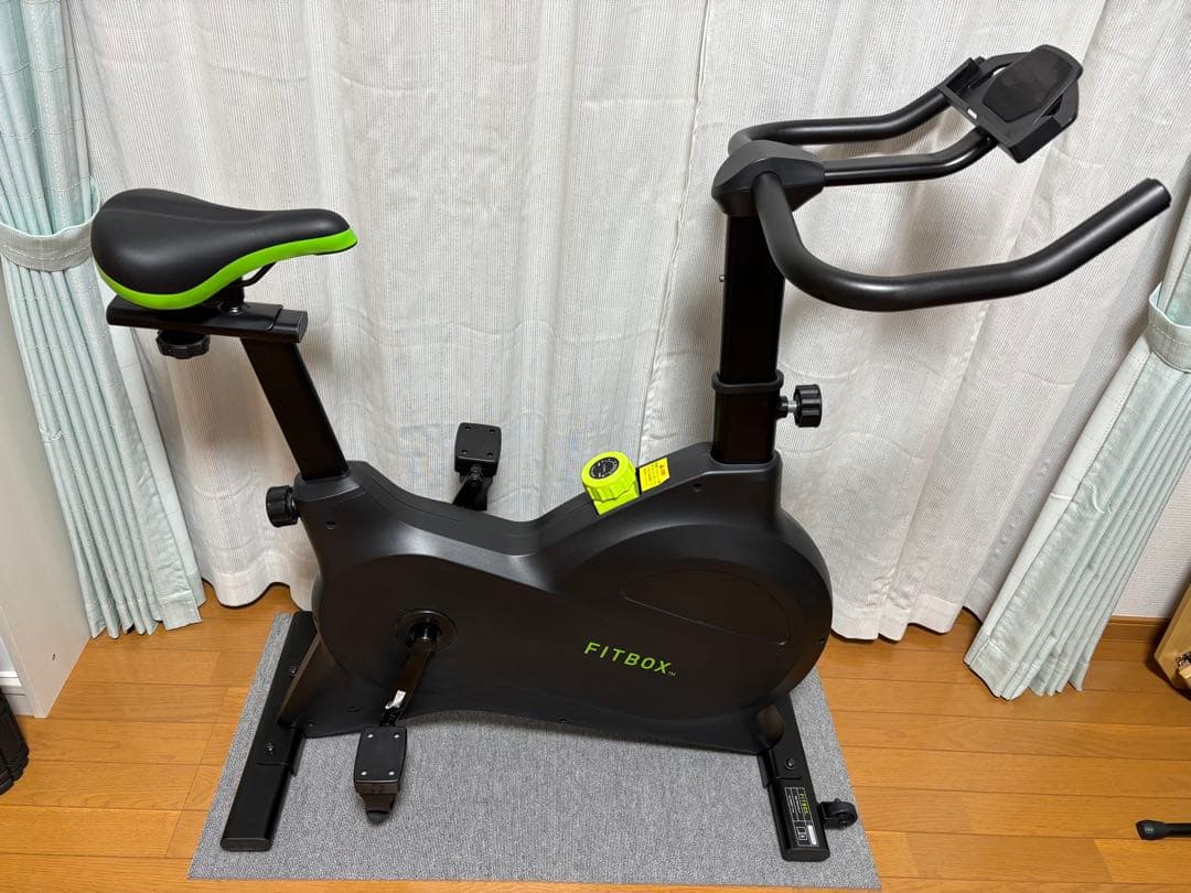 FITBOX エクササイズバイク ブラック/グリーン