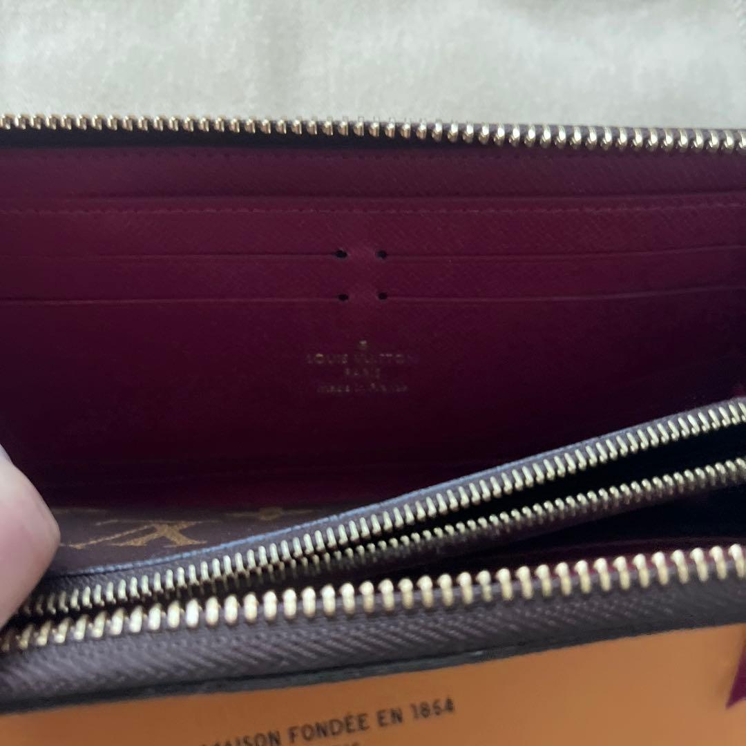 きみどり　ルイヴィトン　ポルトフォイユ　クレマンス　ラウンドファスナー