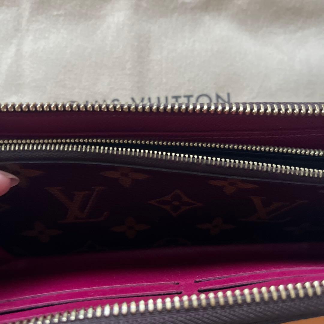 きみどり　ルイヴィトン　ポルトフォイユ　クレマンス　ラウンドファスナー