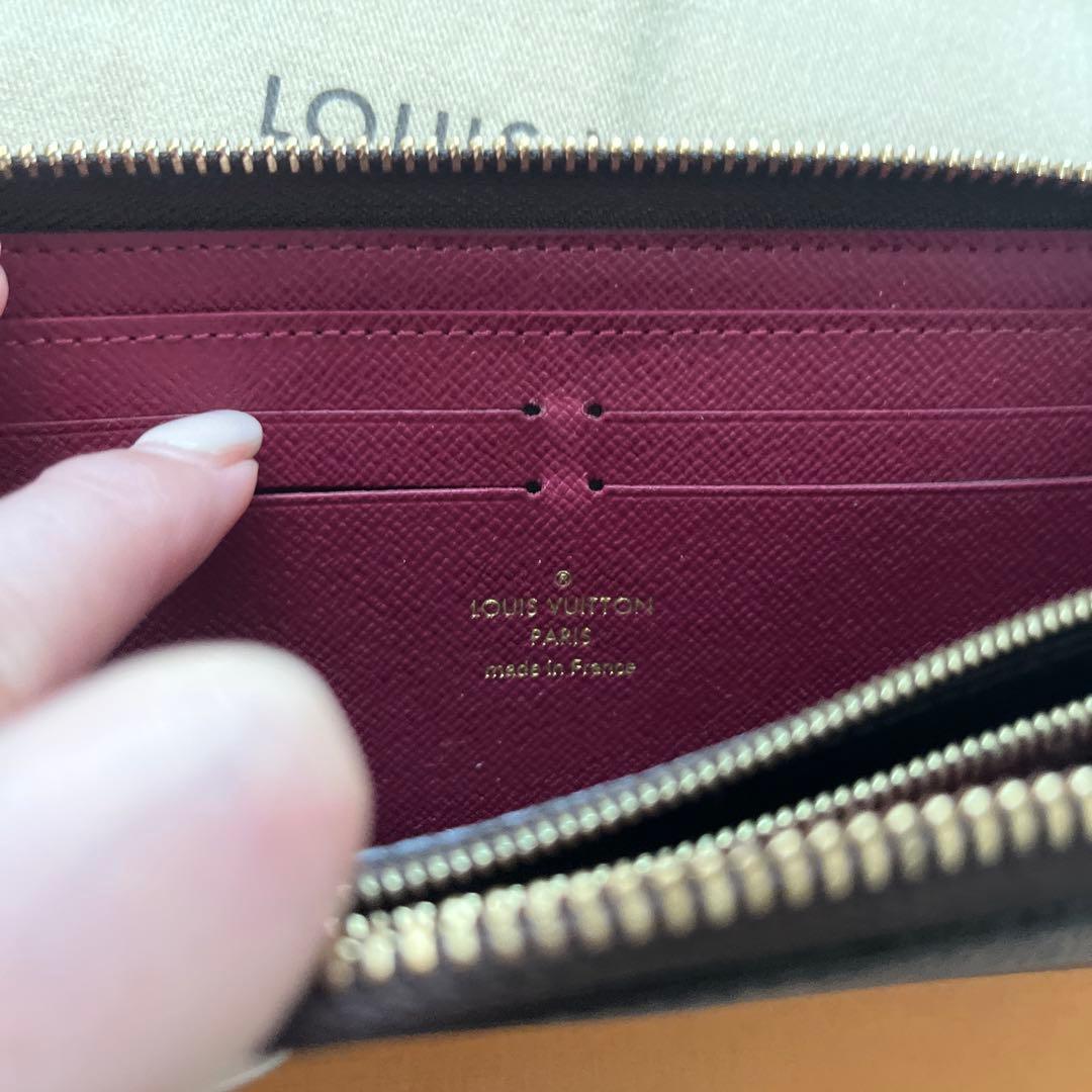 きみどり　ルイヴィトン　ポルトフォイユ　クレマンス　ラウンドファスナー