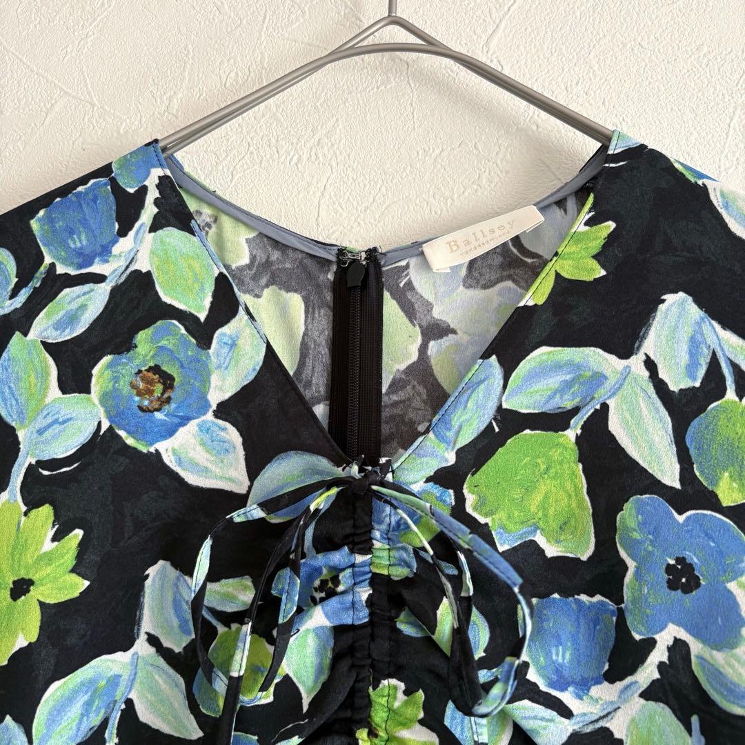 25AW 未使用品✨ ボールジィ スプリングフラワープリントワンピース 36