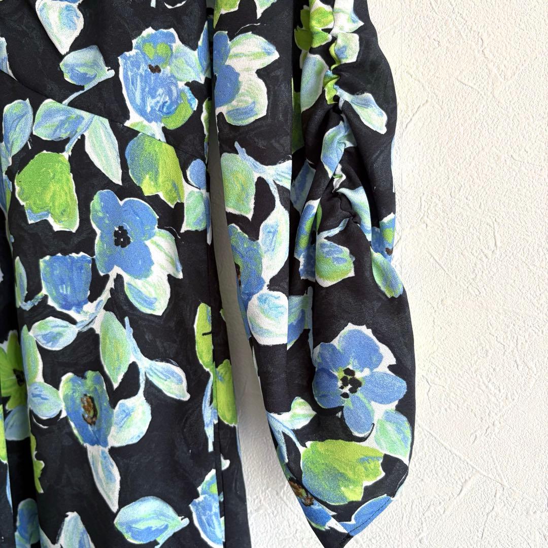 25AW 未使用品✨ ボールジィ スプリングフラワープリントワンピース 36