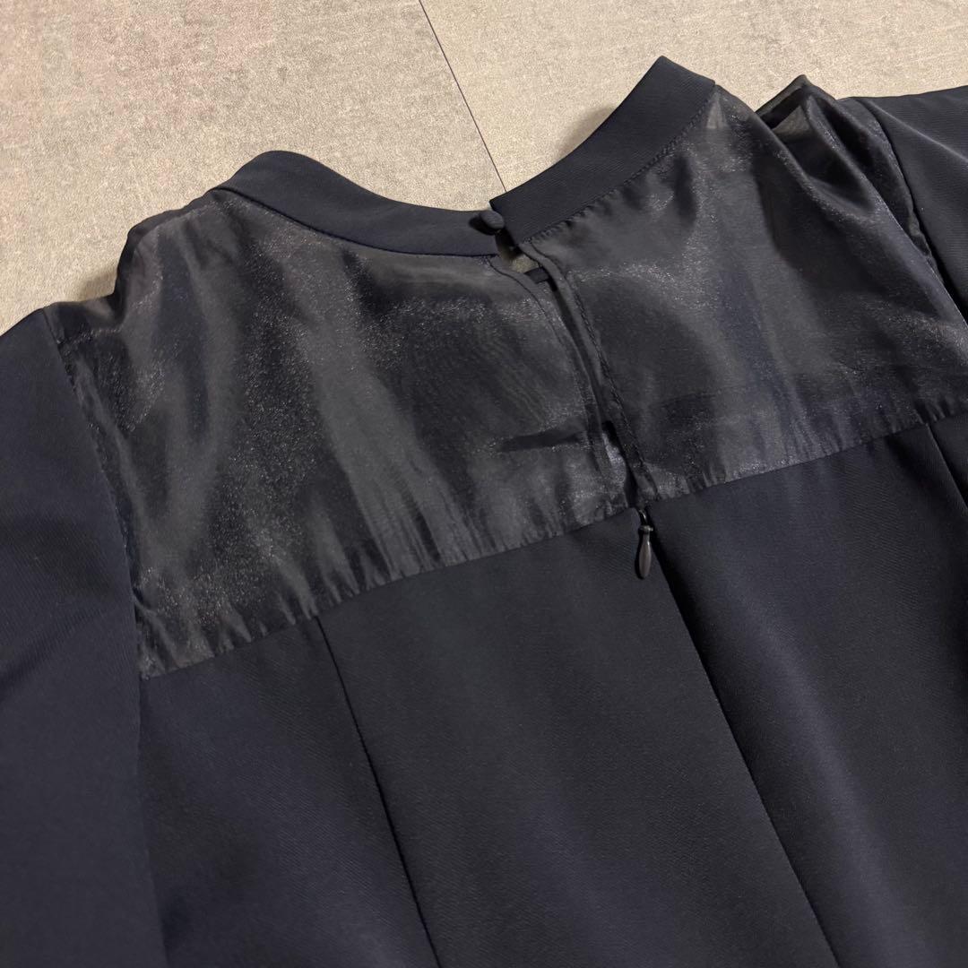 本日限定【大きめ】ルイルエ セットアップ スリットスリーブペプラムトップスLL