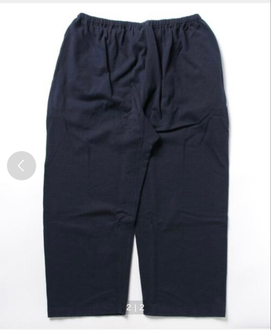 holiday ワイドスウェットパンツ　ネイビー