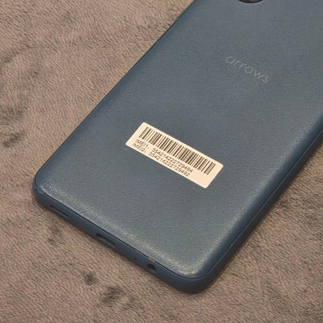 arrows F-52E ネイビーブルー SIMフリー 使用少なめ美品 FCNT