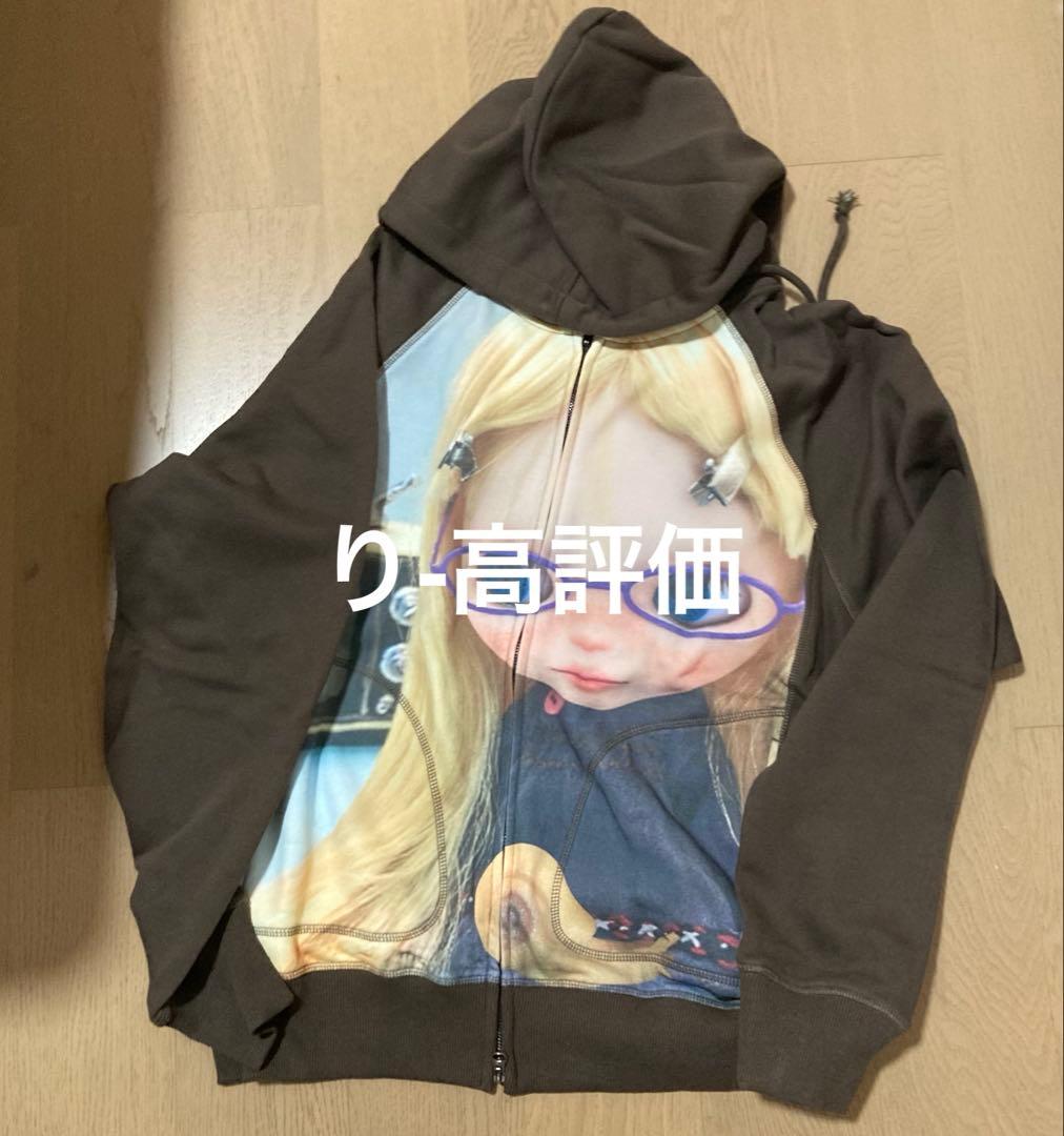 coyseio ジップアップ付きカーディガン