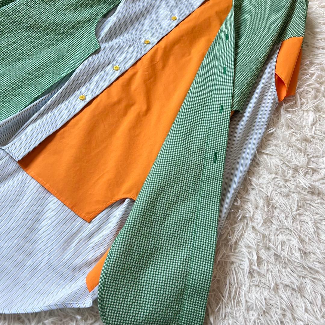 ENFOLD エンフォルド サッカーギンガム ホールSHIRT