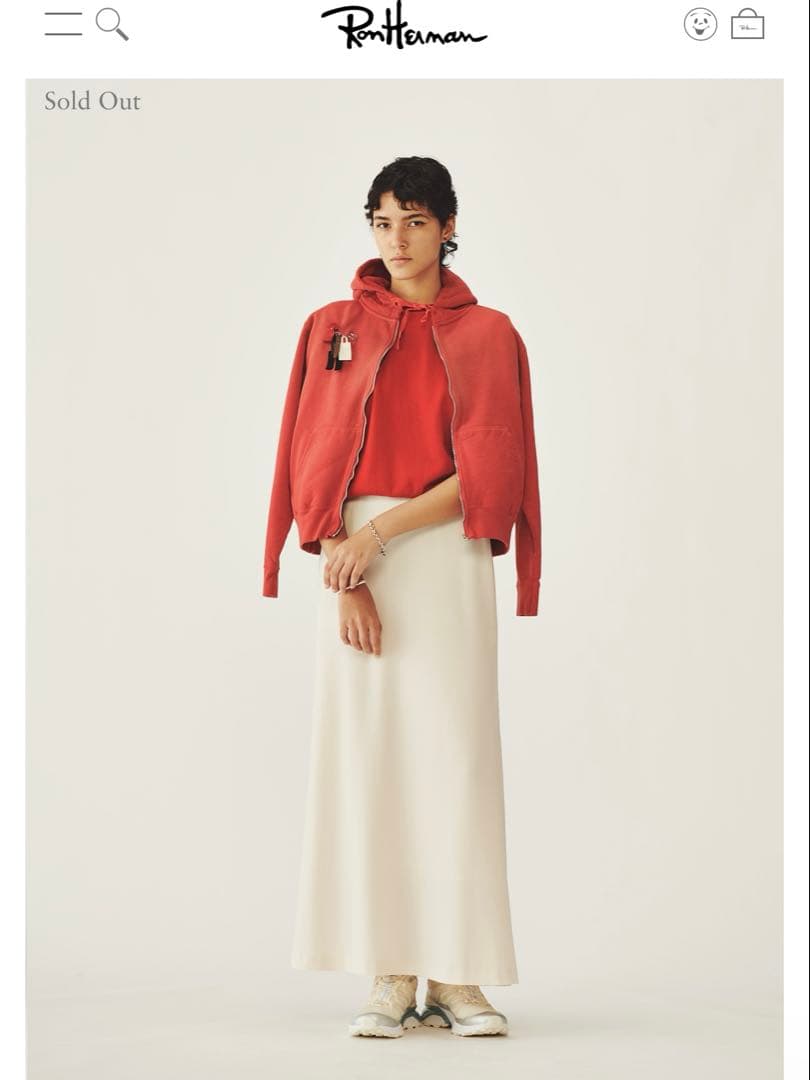 【LOOK掲載】hidden gems フルジップスウェットフーディーパーカー