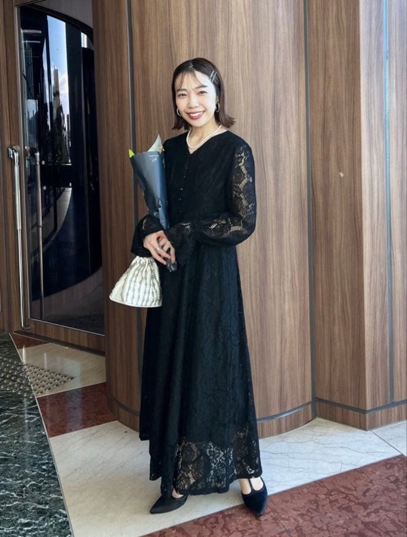 【オケージョン】キャンディスリーブオケージョンワンピース