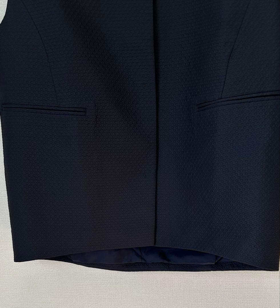 ballsey ピンドットマトラッセ コクーンジレ