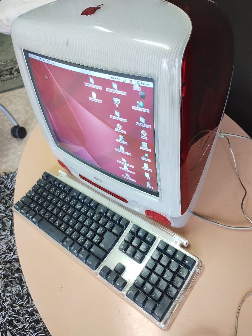 【初期iMac】 iMac DV G3 ルビー スケルトン　通電OK
