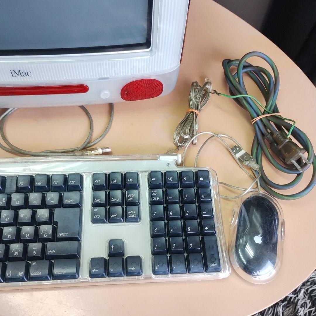 【初期iMac】 iMac DV G3 ルビー スケルトン　通電OK