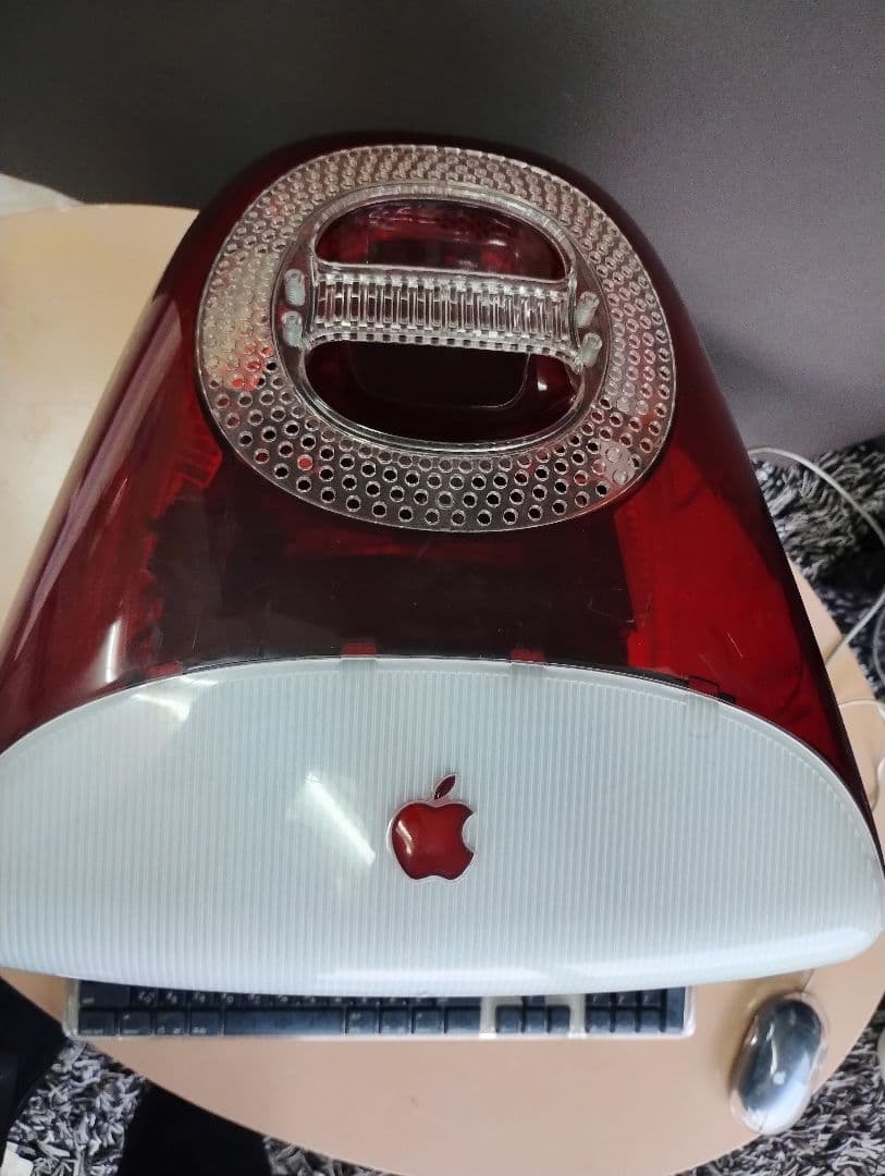 【初期iMac】 iMac DV G3 ルビー スケルトン　通電OK