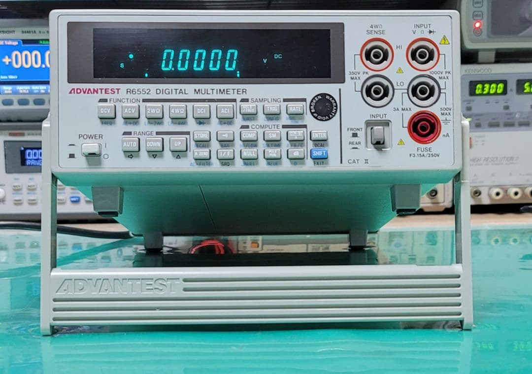 美品 ADVANTEST R6552 5.5桁 マルチメーター 動作良好