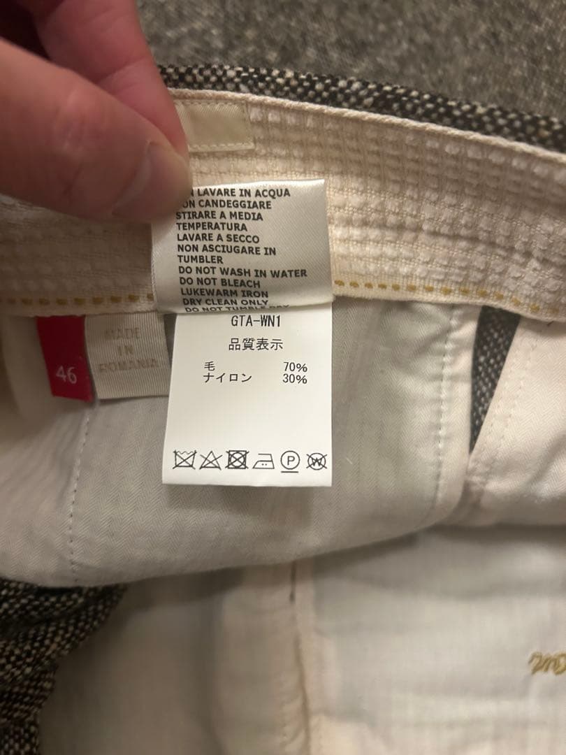 GTA ワンプリーツ パンツ 46