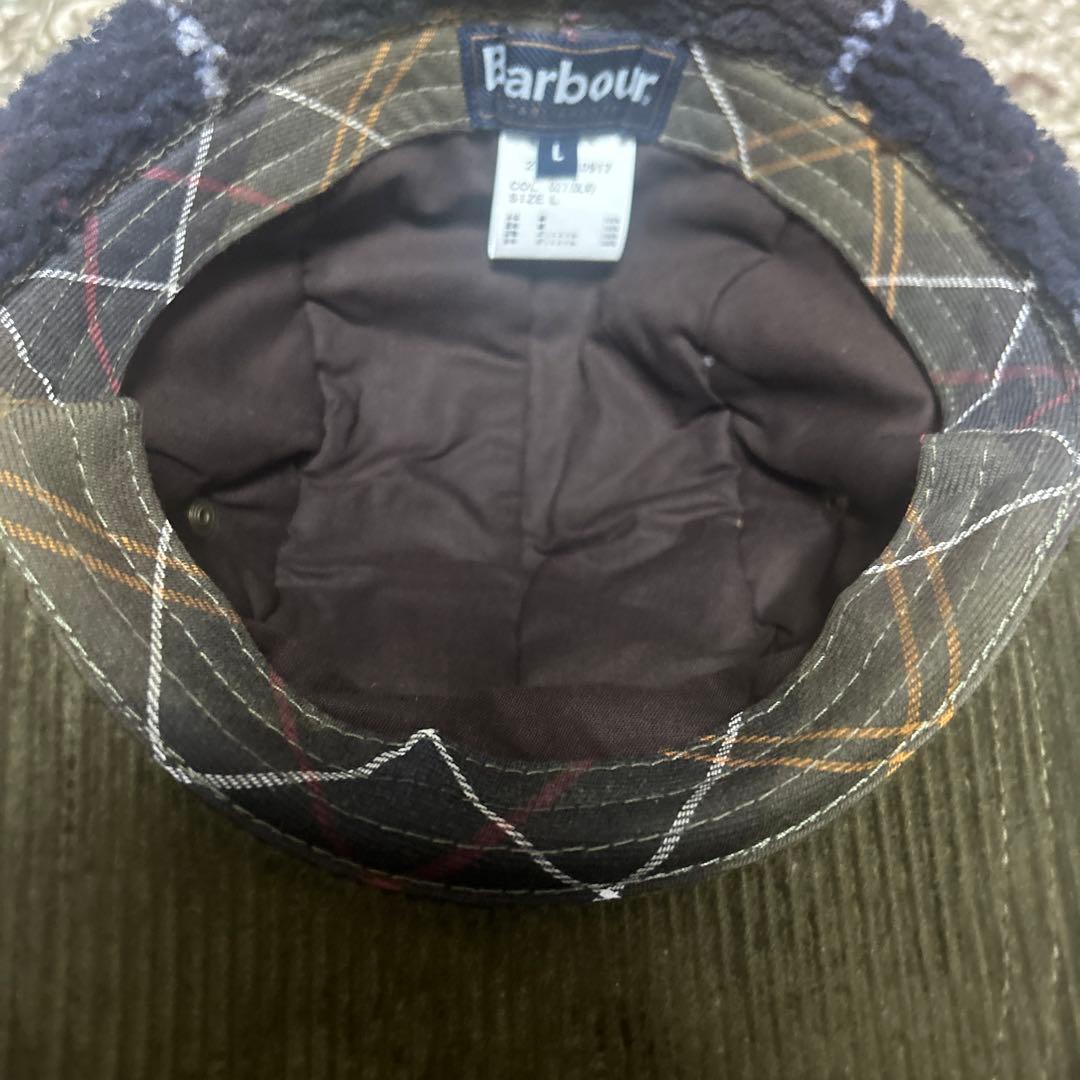 完売　Barbour オリーブ コーデュロイ フライトキャップ　トラットハット