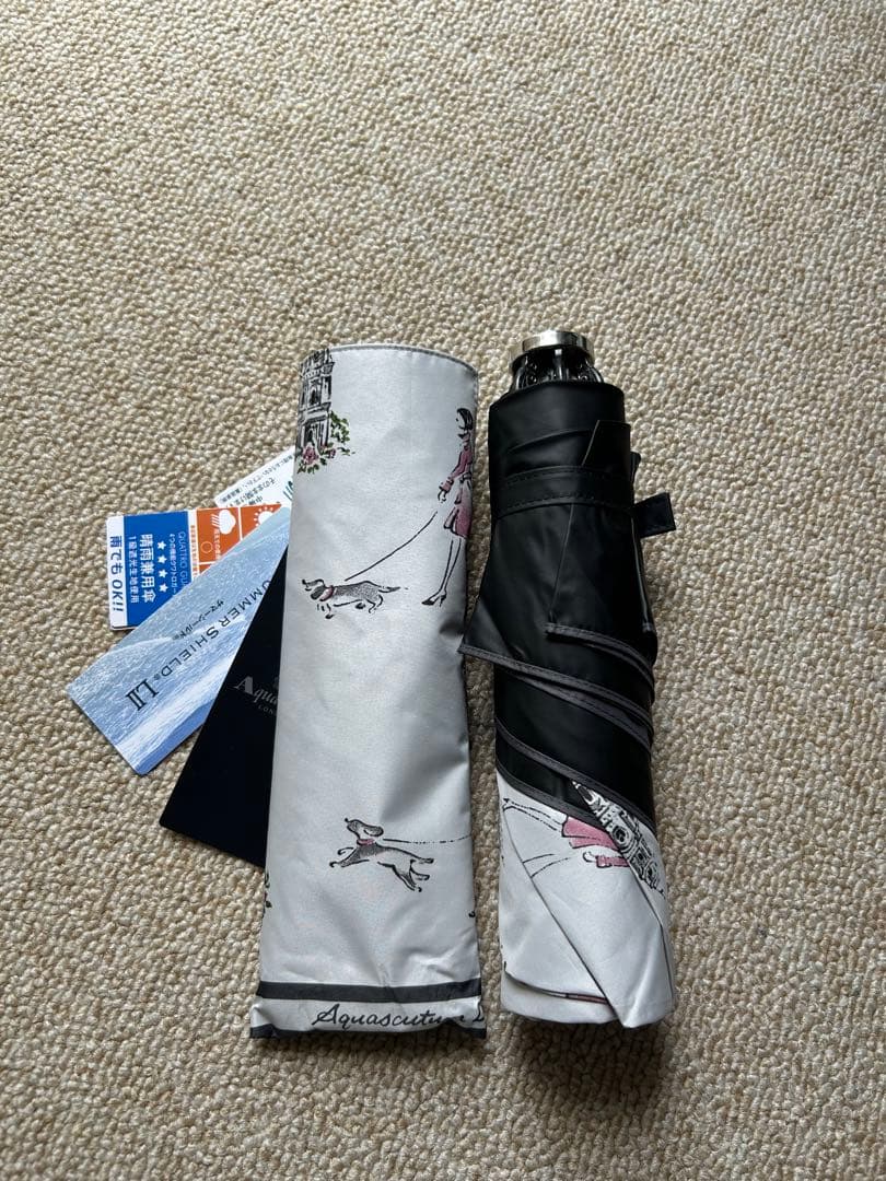 新品 アクアスキュータム 晴雨兼用 遮光遮熱 クイックオープン サマーシールド