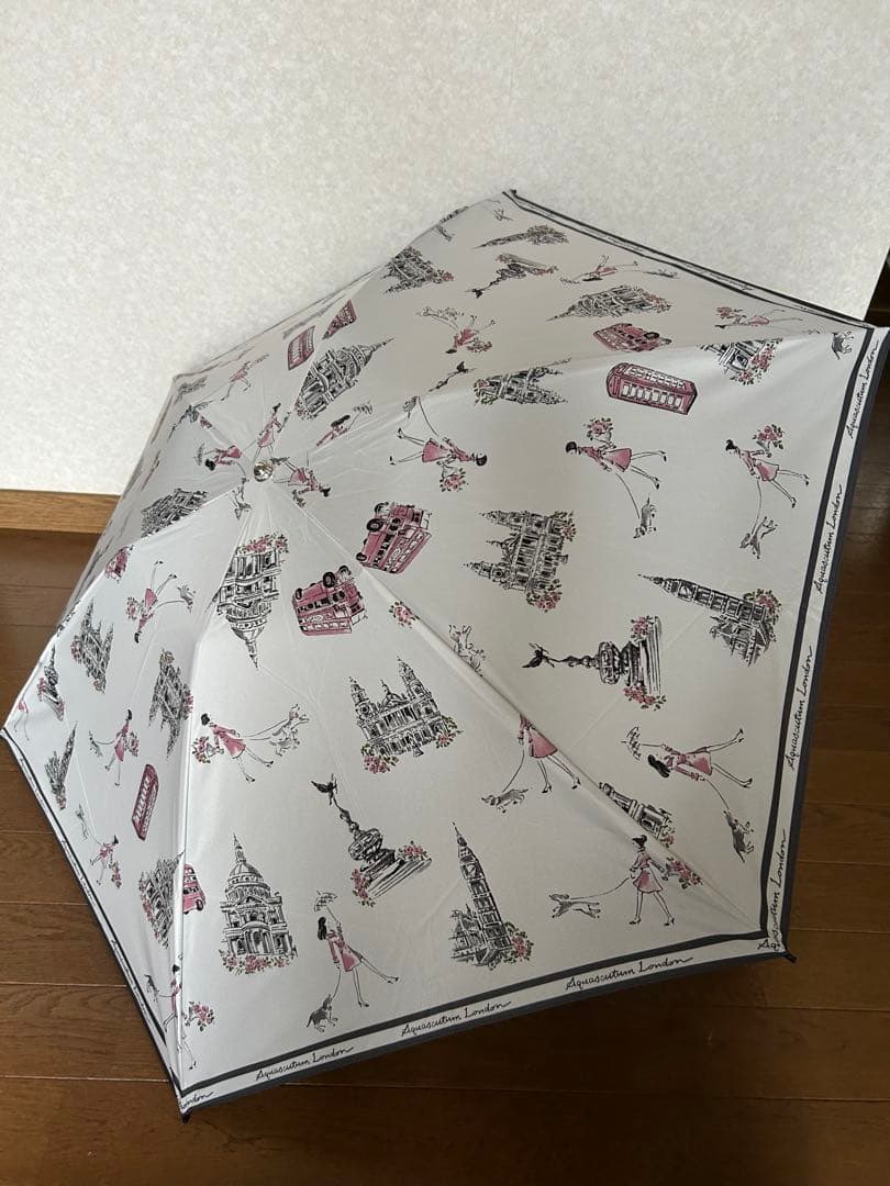 新品 アクアスキュータム 晴雨兼用 遮光遮熱 クイックオープン サマーシールド