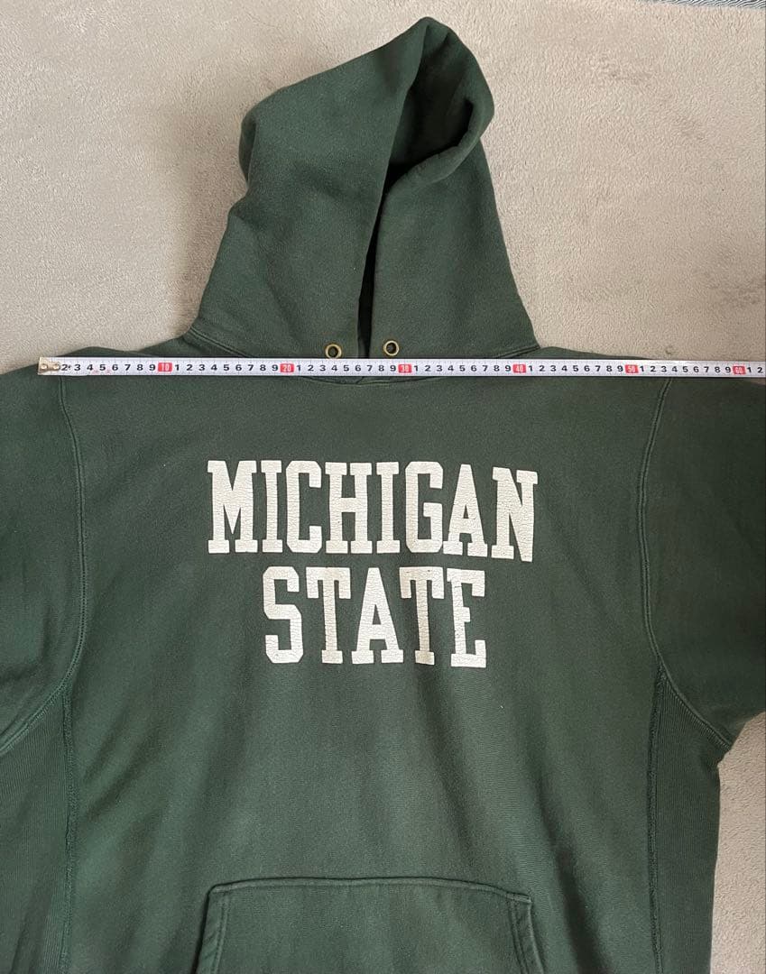 K×A×ENJOY ミシガンステイトリバースウィーブパーカー