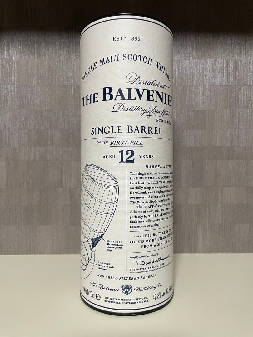 バルヴェニー12年 シングルバレル ファーストフィル
