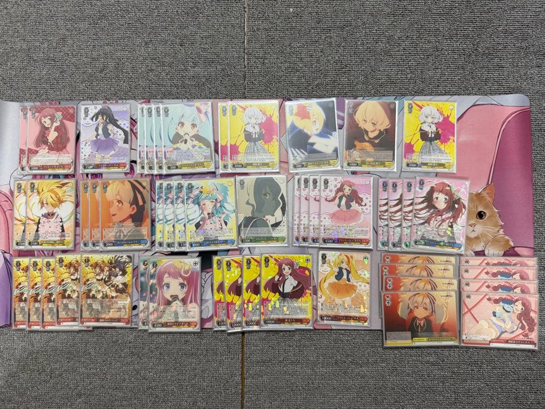 WS ゾンビランドサガ 炎扉デッキ スリーブ付き