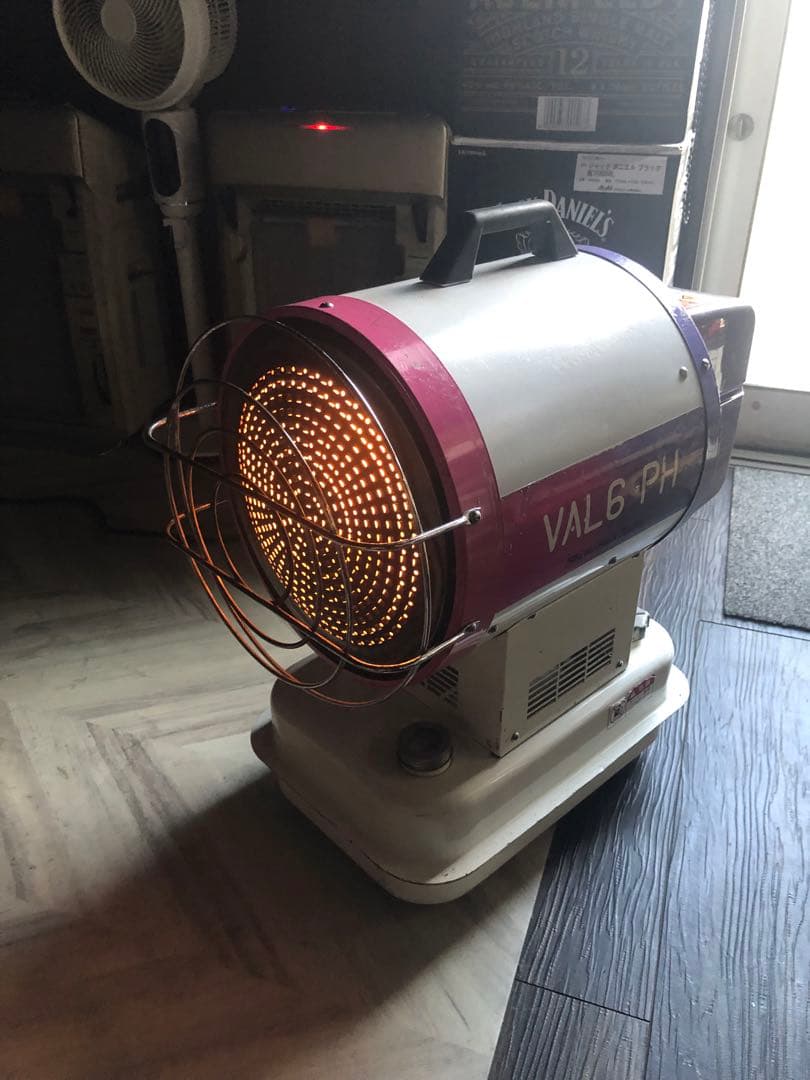 ジェットヒーター静岡製機VAL6PH 100V 50/60Hz