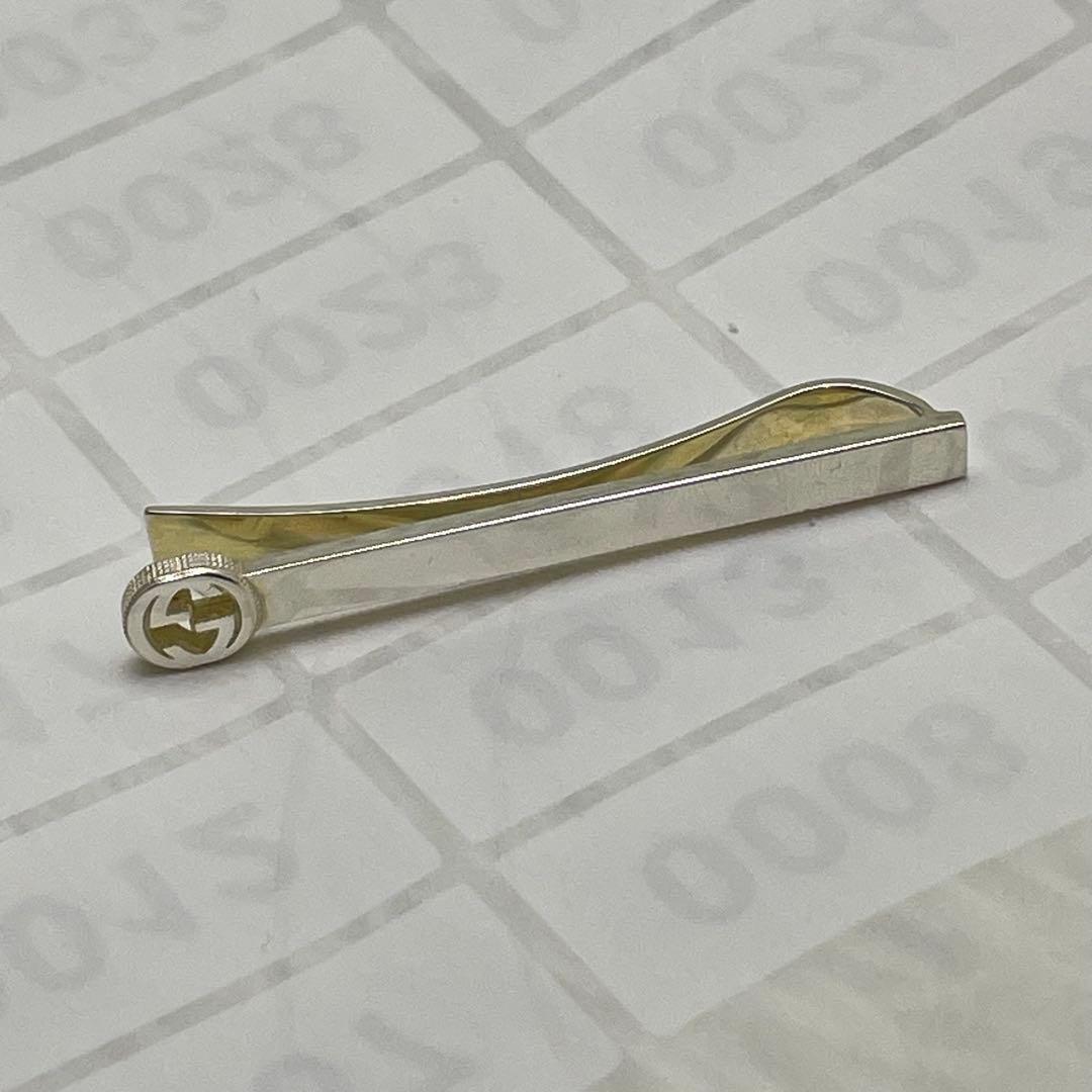 【極美品】GUCCI グッチ タイピン インターロッキングG シルバー 925