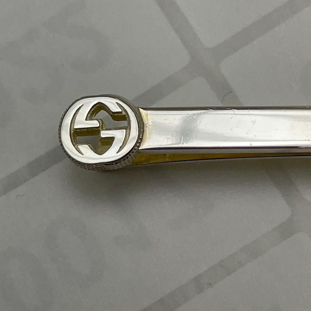 【極美品】GUCCI グッチ タイピン インターロッキングG シルバー 925