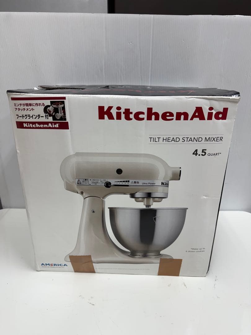 KitchenAid ミキサー 9KSM95 ホワイト 動作良好