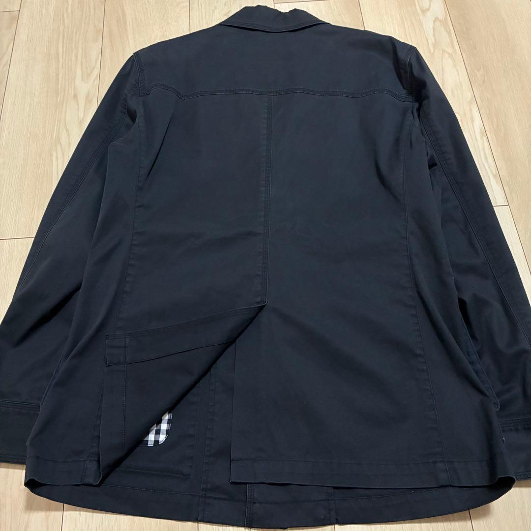 極美品✨バーバリーブラックレーベル ミリタリー コットン ジャケット L 黒