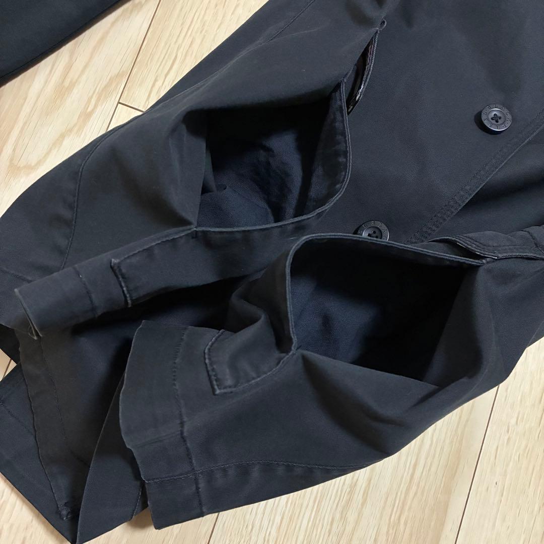 極美品✨バーバリーブラックレーベル ミリタリー コットン ジャケット L 黒