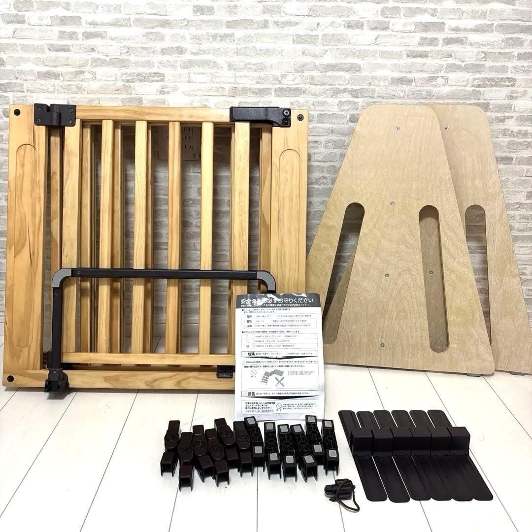 早い者勝ち‼️✨良品✨日本育児ベビーゲート　木製パーテーション FLEX400-W