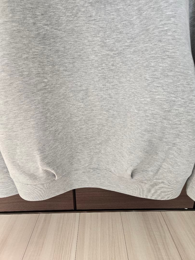 mal. レレレさん　ボンディングパーカー　ライト グレー