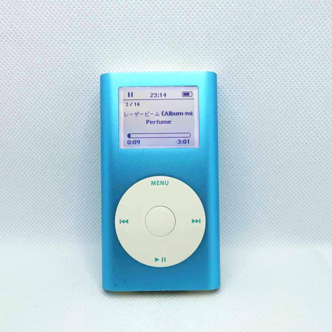 【大容量化・電池交換メンテ済】iPod mini 第2世代 128GB ブルー