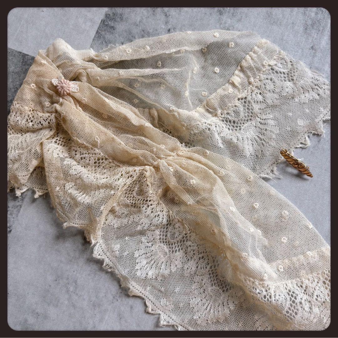 アンティーク 青い目の少女オールビスクドール ミニョネット