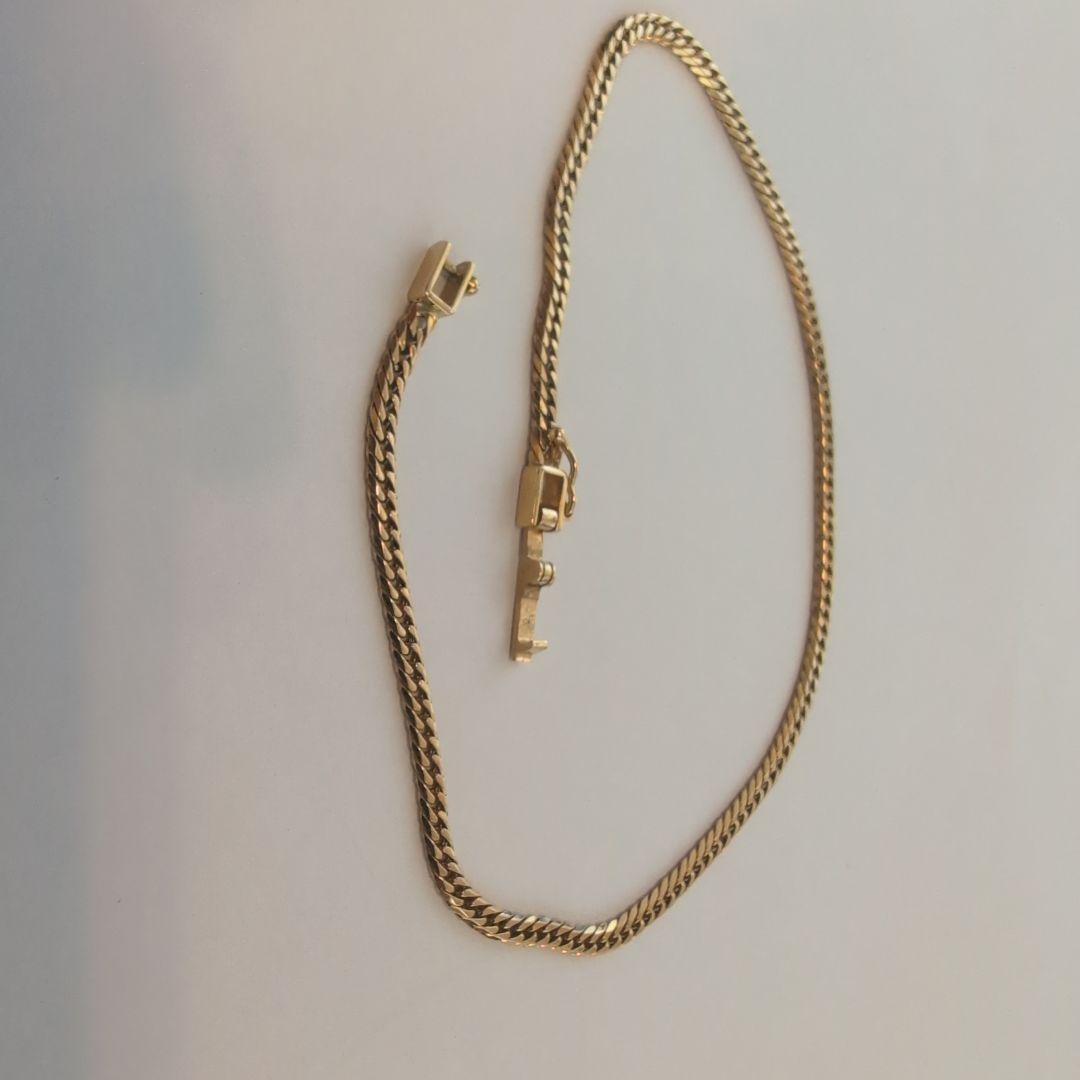 18金 喜平 6面ダブル　アンクレット 23cm