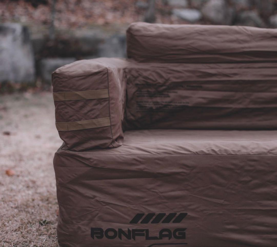 BONFLAG タクティカル エアーソファ ２人用 タンカラー