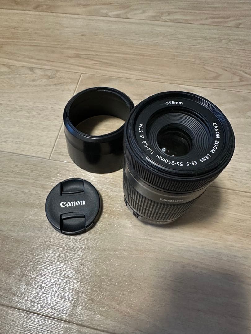 レンズ(ズーム) canon ef55-250mm f4-5.6 IS stm