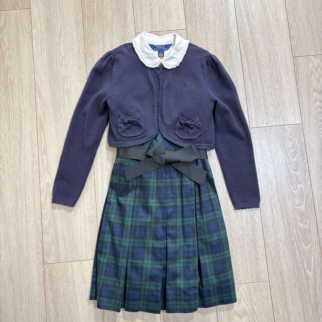 ラルフローレン　ワンピース、ブラウス、カーディガンセット　卒園式　入学式