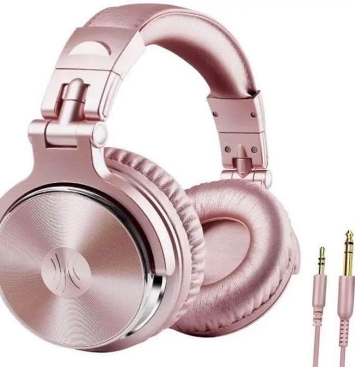 人気DJ愛用モデル❣お洒落で高級感溢れるシャンパンピンク♪❤密閉型ヘッドホン