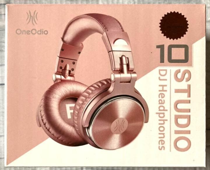 人気DJ愛用モデル❣お洒落で高級感溢れるシャンパンピンク♪❤密閉型ヘッドホン