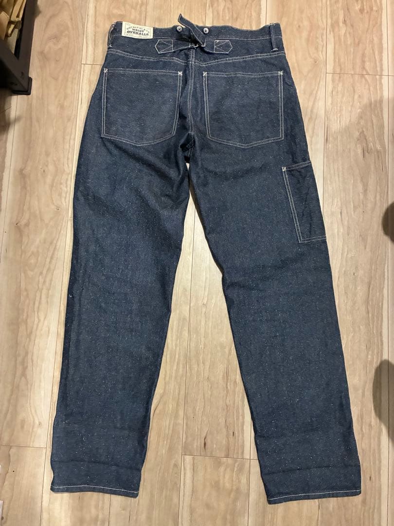 【美品】DOUBLE RL デニムワークパンツR214 31x32