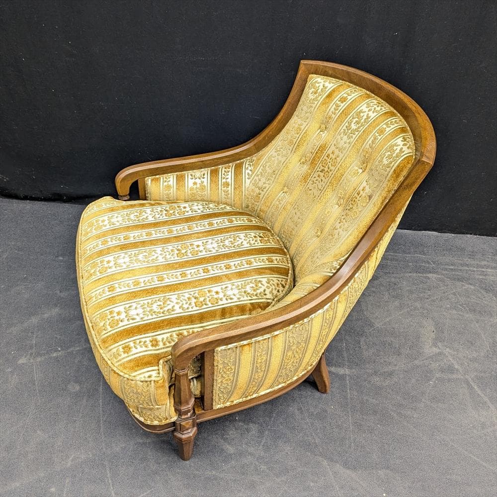 ドレクセルヘリテイジ　アップホルスタリー　1人掛けソファ　1P　シングル　A