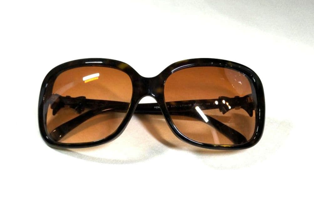 良品 CHANEL シャネル 5171 サングラス サイドリボン レディース